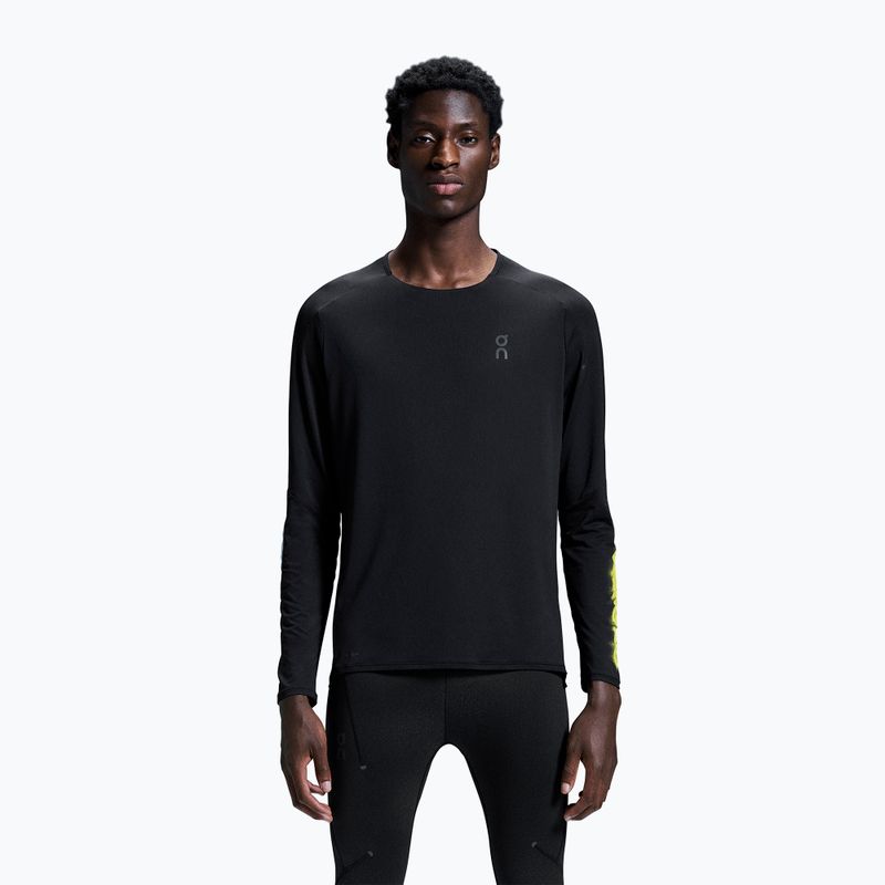 Longsleeve da corsa da uomo On Performance Long-T Lumos nero