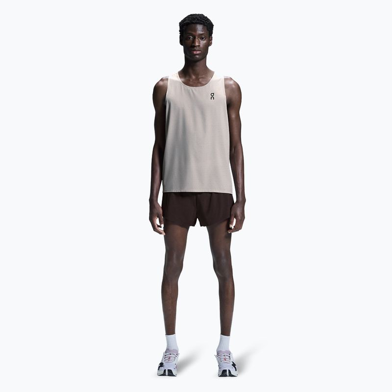Canotta da corsa da uomo On Race Singlet pearl 2