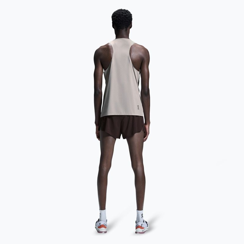 Canotta da corsa da uomo On Race Singlet pearl 3