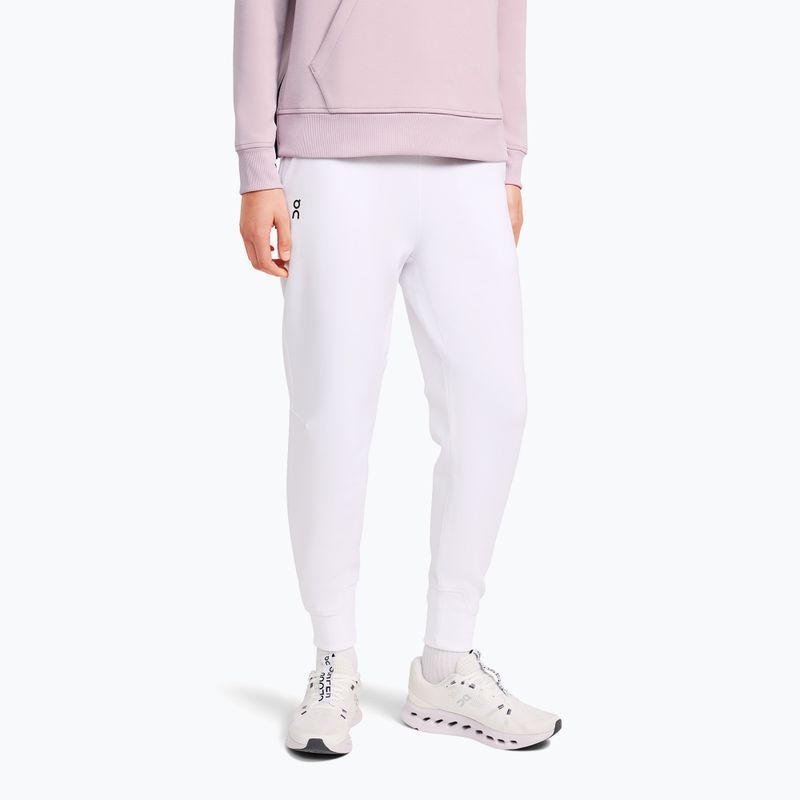 Pantaloni da allenamento da donna On Sweat bianco