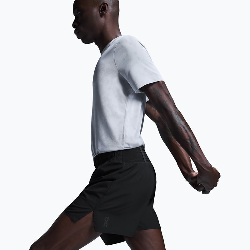 Shorts da running uomo On Trail black 4