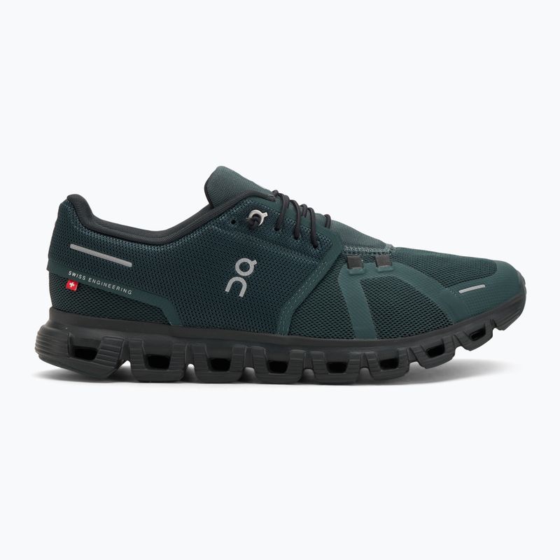 Scarpe On Cloud 6 evergreen/nero da uomo 2
