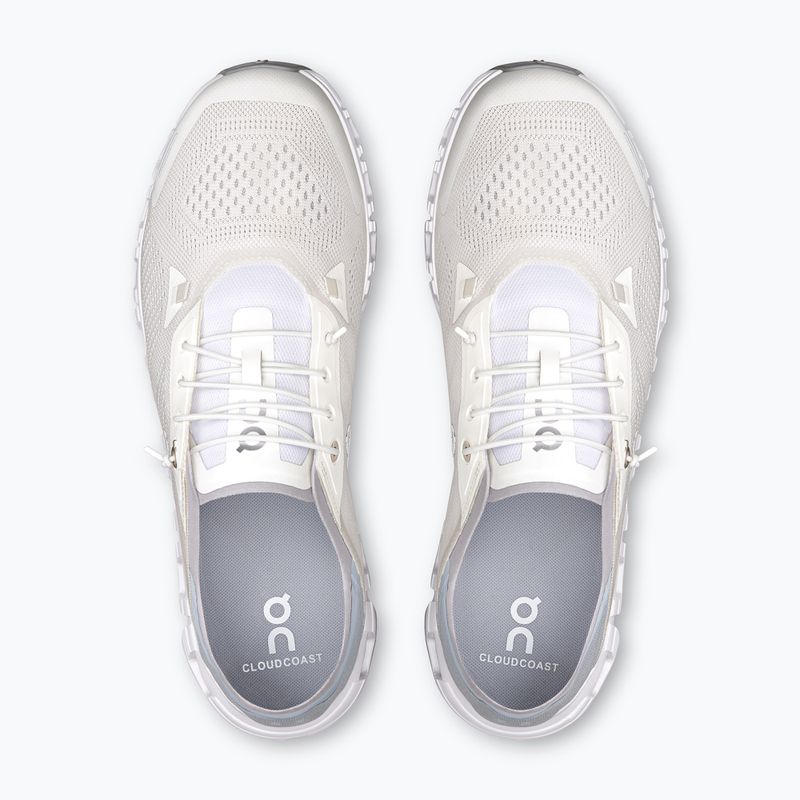 Scarpe On Running Cloud 6 Coast bianco/ghiaccio da uomo 4