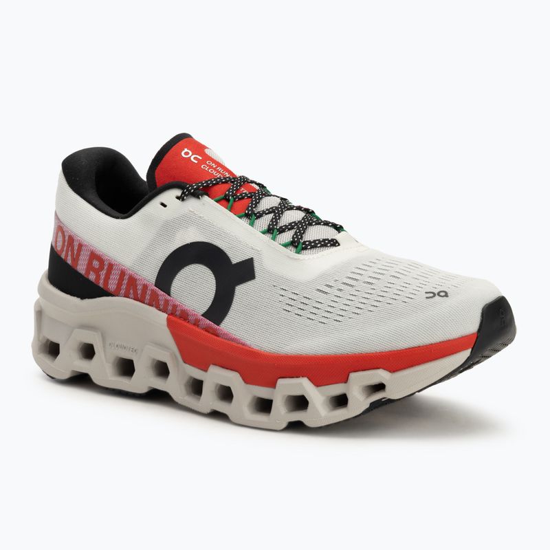 Scarpe da corsa On Cloudmonster 2 avorio/argento da uomo