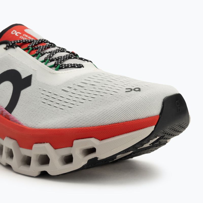 Scarpe da corsa On Cloudmonster 2 avorio/argento da uomo 7
