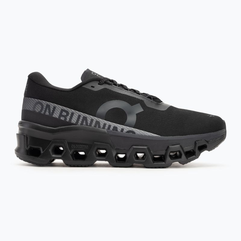 Scarpe da corsa On Cloudmonster 2 nero/nero da uomo 2