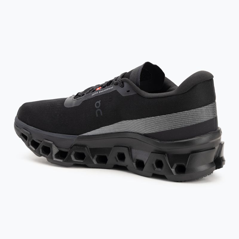 Scarpe da corsa On Cloudmonster 2 nero/nero da uomo 3