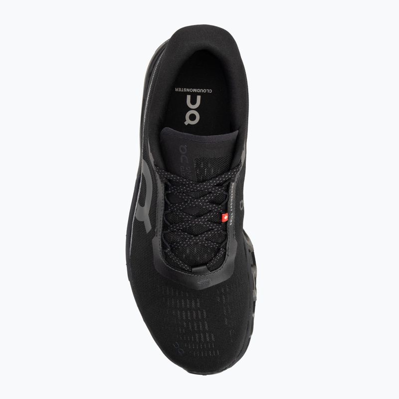 Scarpe da corsa On Cloudmonster 2 nero/nero da uomo 5