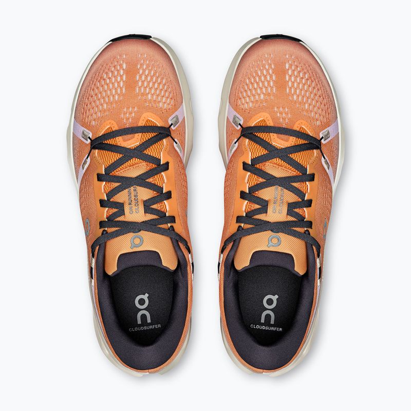 Scarpe da corsa On Running Cloudsurfer 2 da uomo, color mandarino/avorio 11