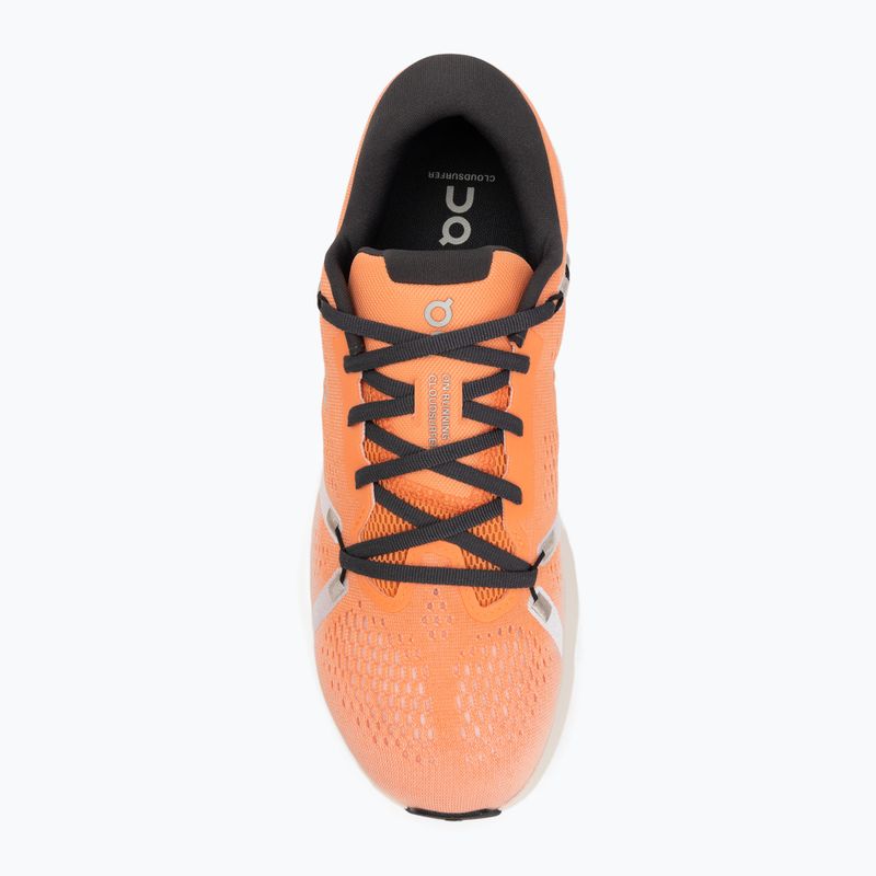 Scarpe da corsa On Running Cloudsurfer 2 da uomo, color mandarino/avorio 5