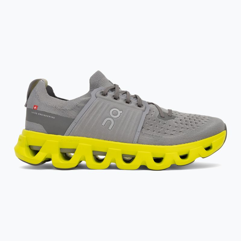 Scarpe da corsa da uomo On Cloudswift 4 alloy/lime 2