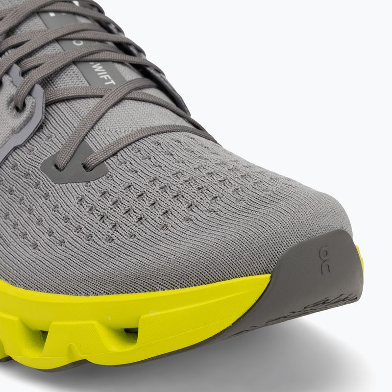 Scarpe da corsa da uomo On Running Cloudswift 4 alloy/lime 7