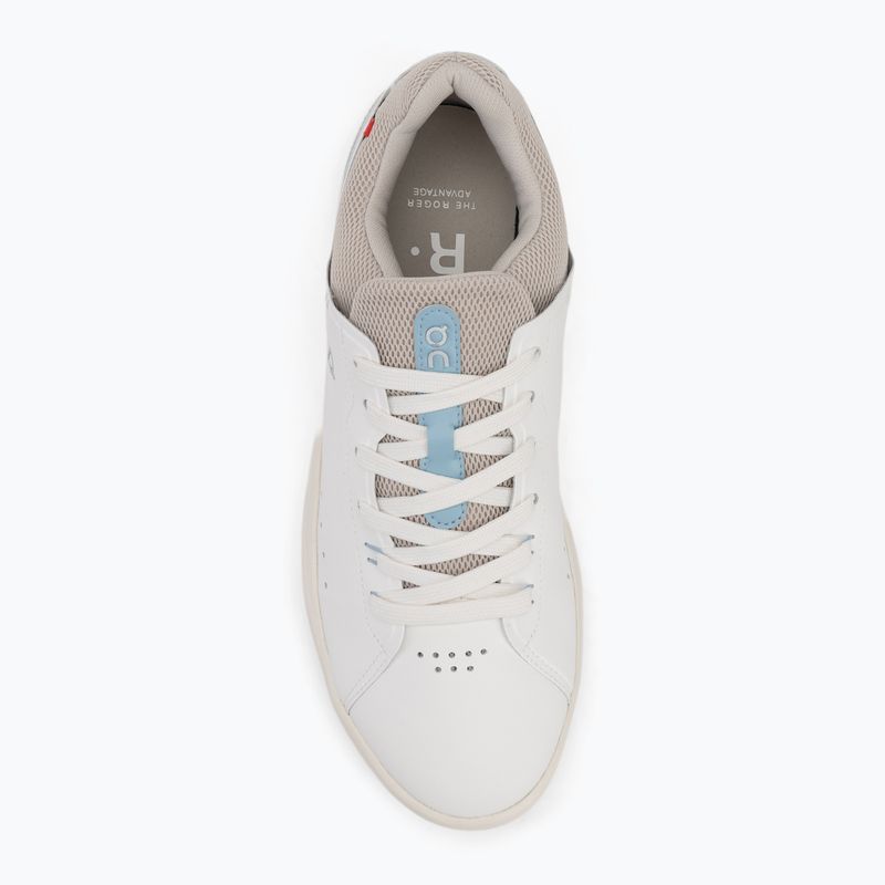 Scarpe da uomo On Running The Roger Advantage bianco/sabbia 5