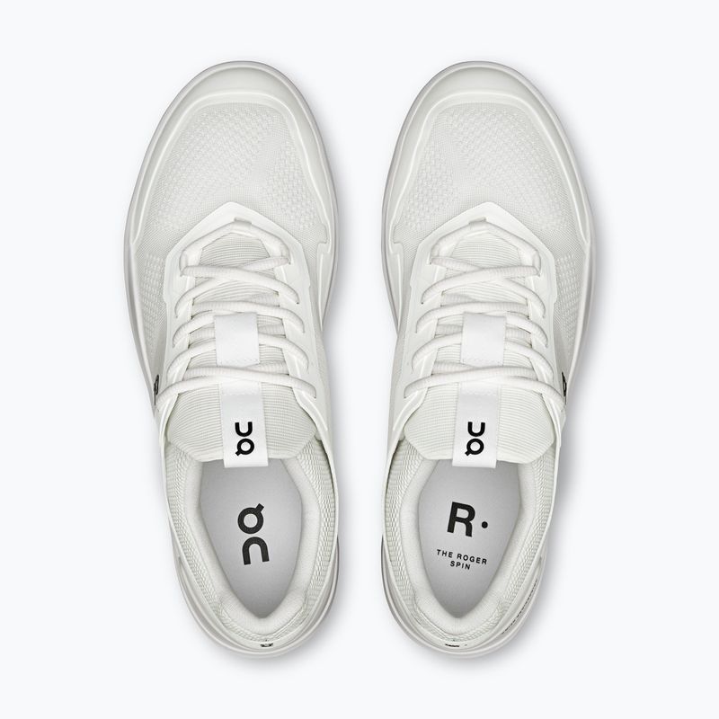 Uomo On Running The Roger Spin bianco l scarpe nere 4