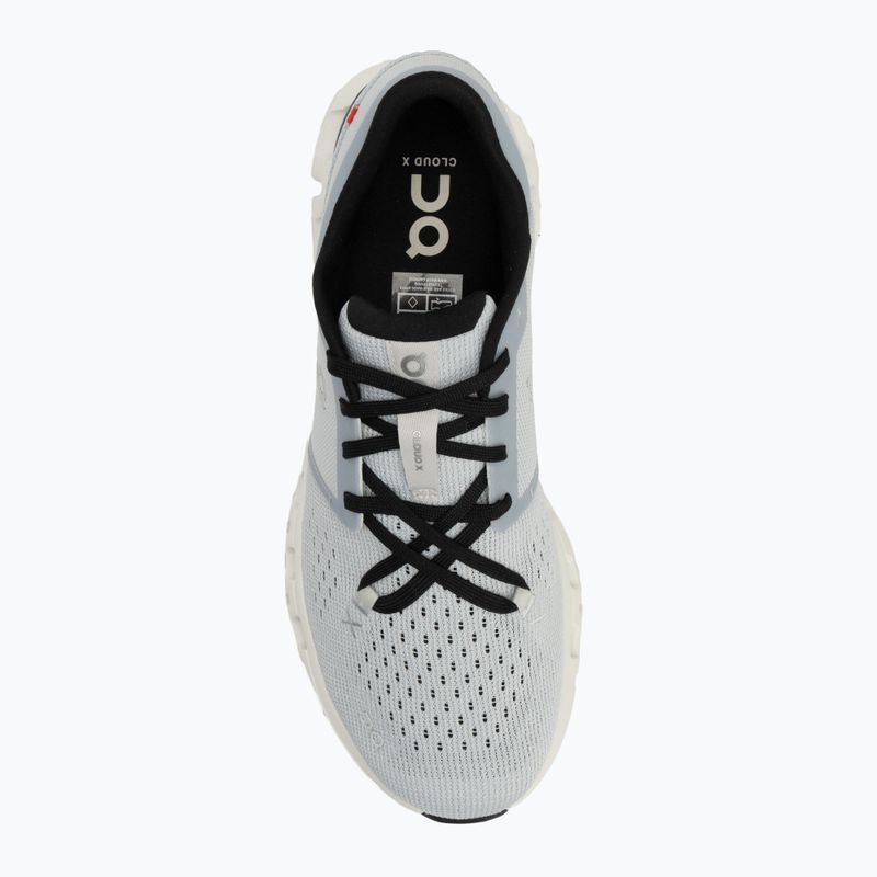 Scarpe da corsa On Cloud X 4 glacier/stone da uomo 5