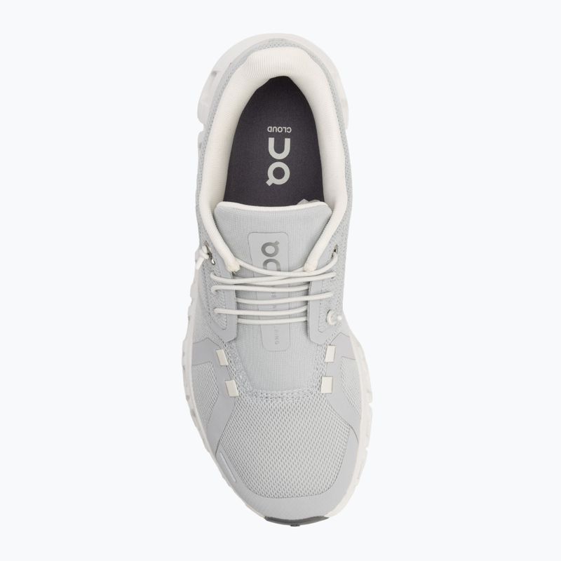 Scarpe On Cloud 6 ghiacciaio/bianco da donna 5
