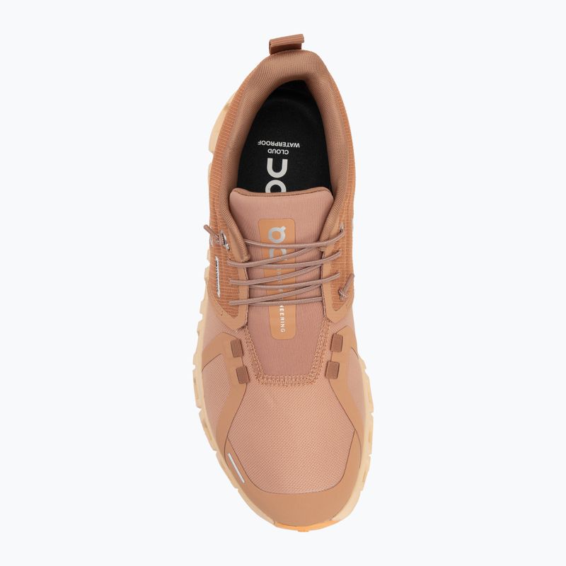 Scarpe On Running Cloud 6 WP da donna in pietra arenaria/bionda 5