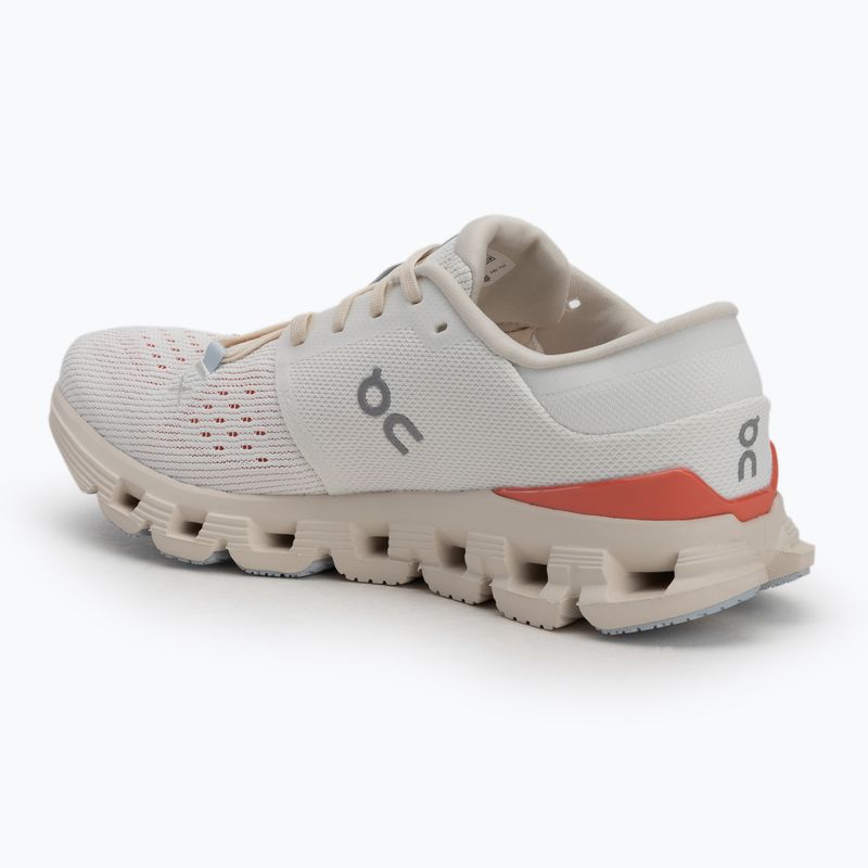 Scarpe da corsa da donna On Running Cloud X 4 avorio/salmone 3