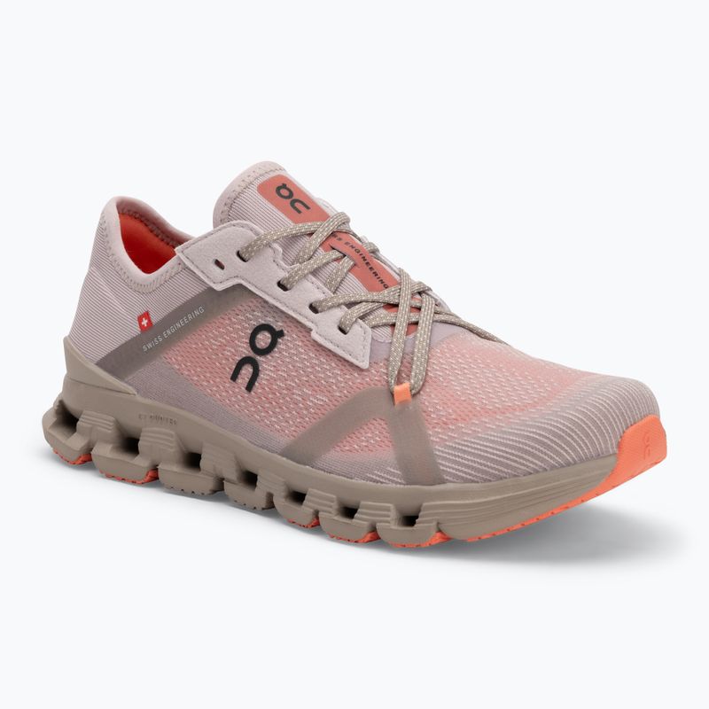 Scarpe da allenamento da donna On Running Cloud X 4 AD malva/salmone