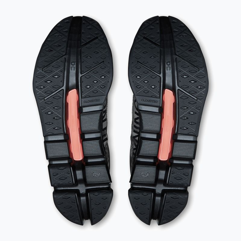 Scarpe da corsa On Cloudflow 5 nero/nero per donna 10