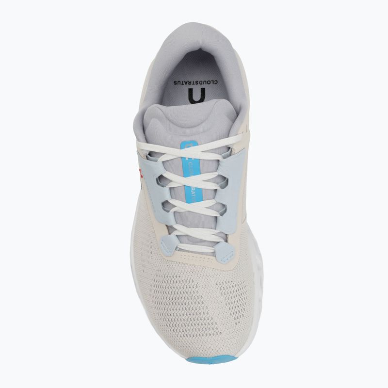 Scarpe da corsa On Running Cloudstratus 3 crema/articolato da donna 5