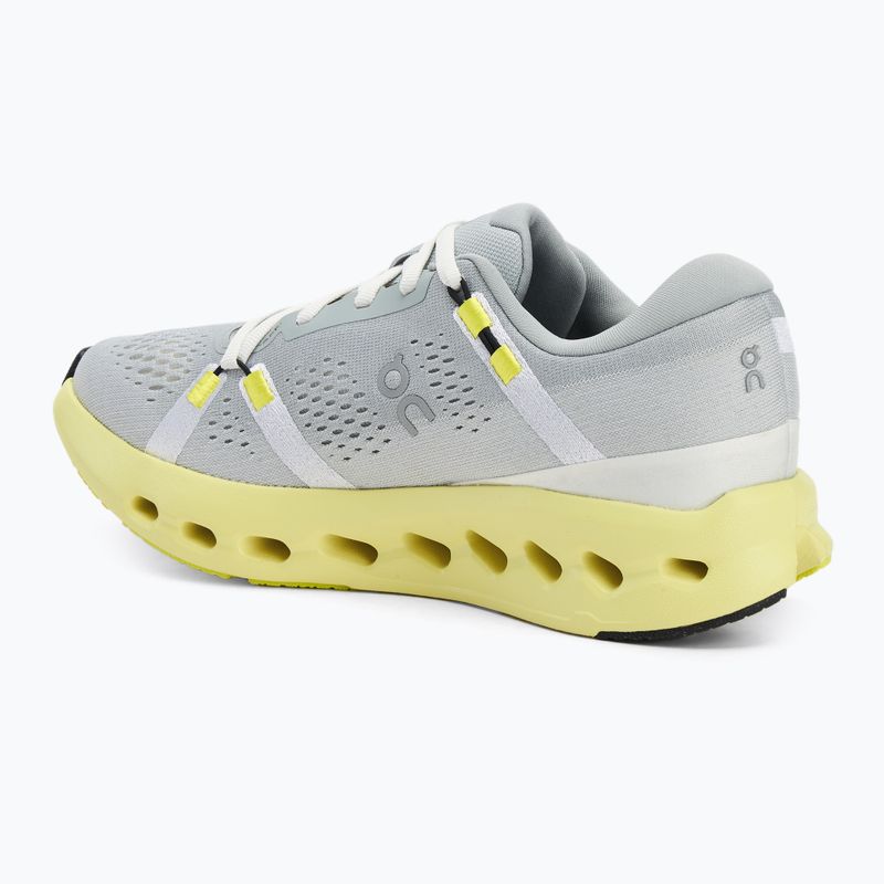 Scarpe da corsa On Running Cloudsurfer 2 glacier/limelight da donna 3