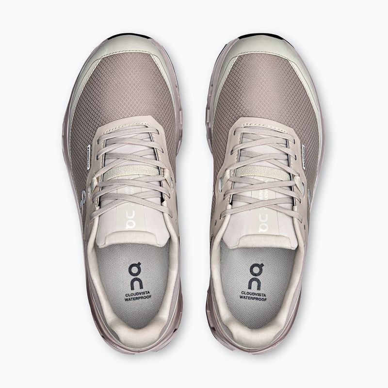 Scarpe da corsa On Cloudvista 2 Waterproof fog/cinder da donna 6