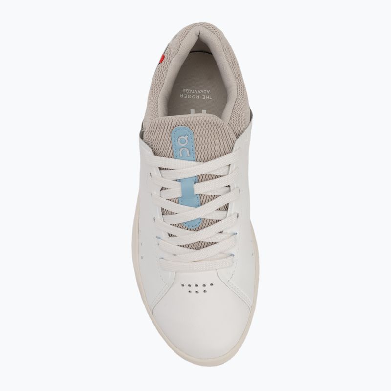 Scarpe da donna On Running The Roger Advantage bianco/sabbia 5