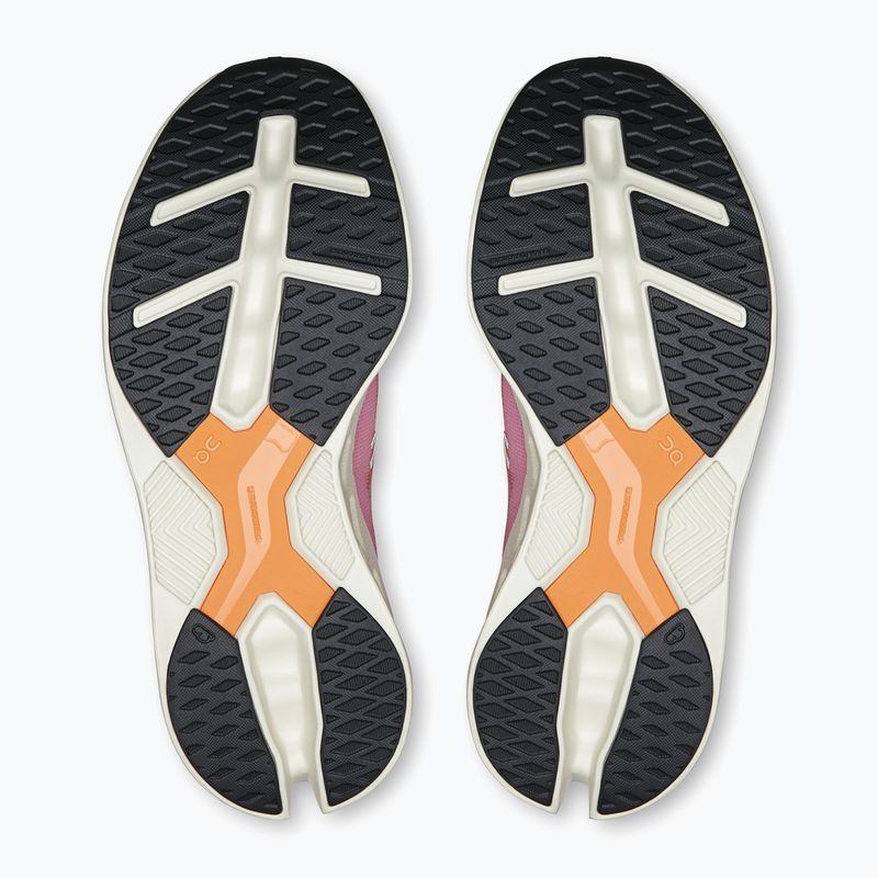 Scarpe da corsa On Running Cloudeclipse da donna, color mandarino/avorio 3