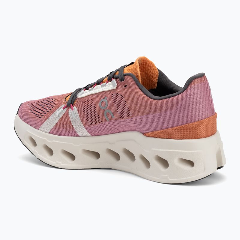 Scarpe da corsa On Running Cloudeclipse da donna, color mandarino/avorio 3