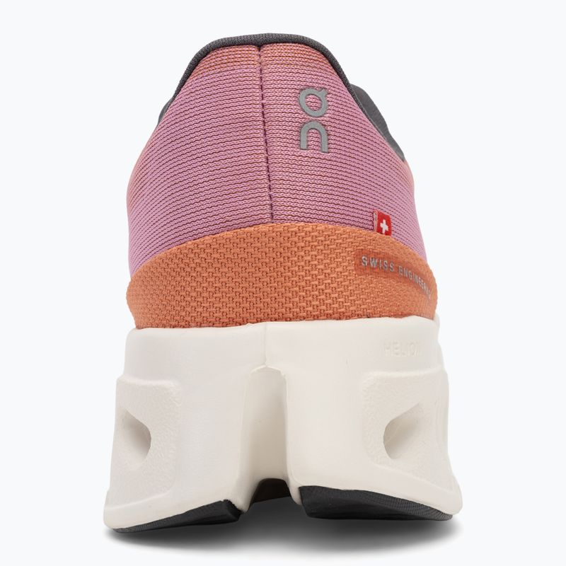 Scarpe da corsa On Running Cloudeclipse da donna, color mandarino/avorio 6