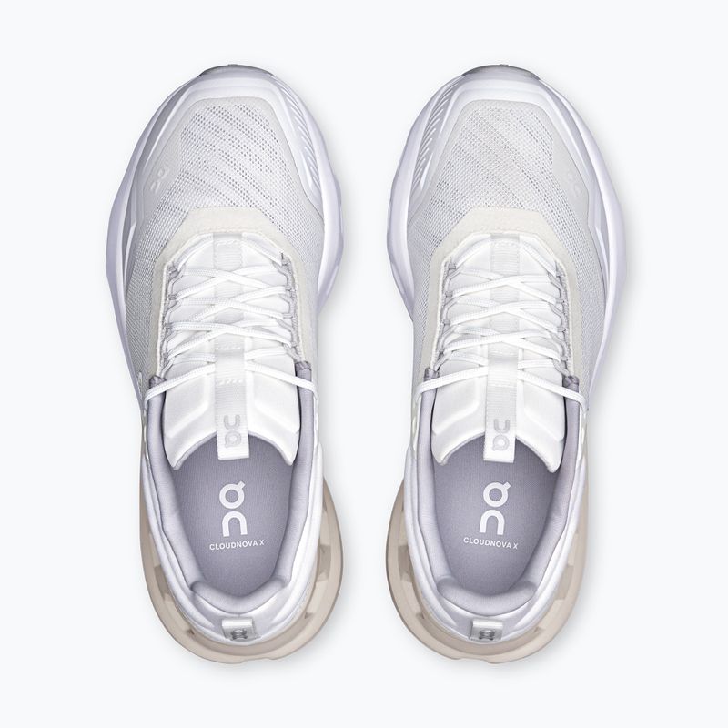 Scarpe da ginnastica da donna On Running Cloudnova X bianco/ghiaccio 6