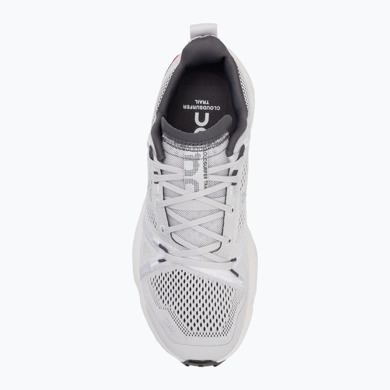 Scarpe da trail running On Running Cloudsurfer da donna, bianco/gelo 5