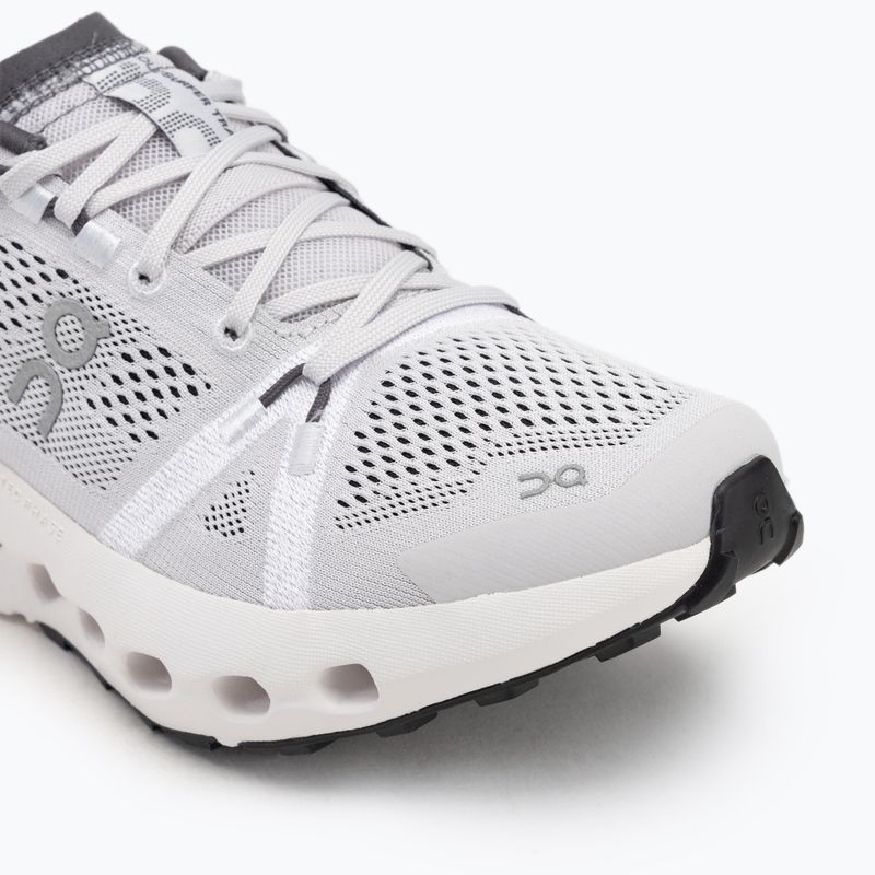 Scarpe da trail running On Running Cloudsurfer da donna, bianco/gelo 7