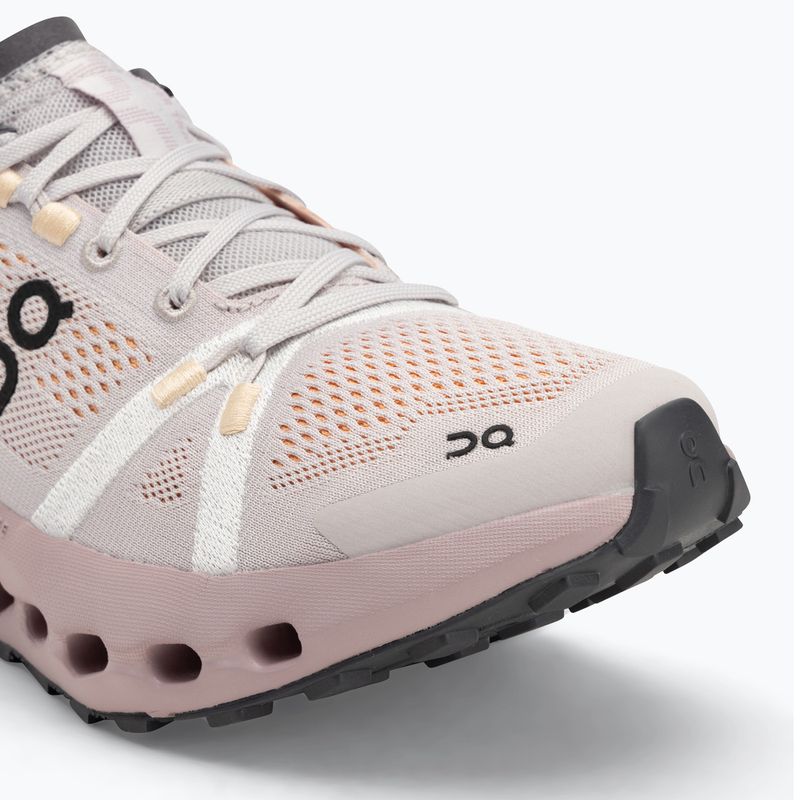 Scarpe da corsa On Cloudsurfer Trail argento/malva da donna 7