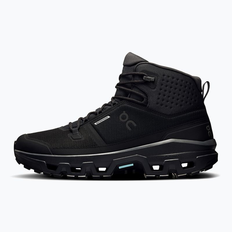 Scarpe da uomo On Running Cloudrock Mid Waterproof nero/nero 2