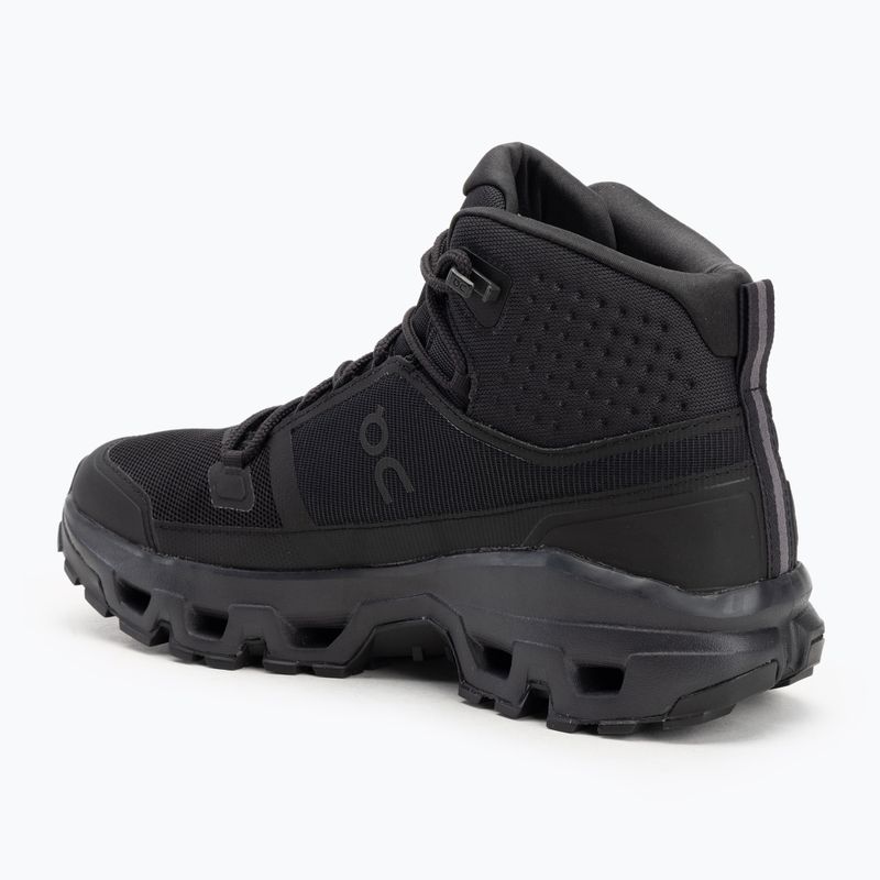 Scarpe da uomo On Cloudrock Mid Waterproof nero/nero 3
