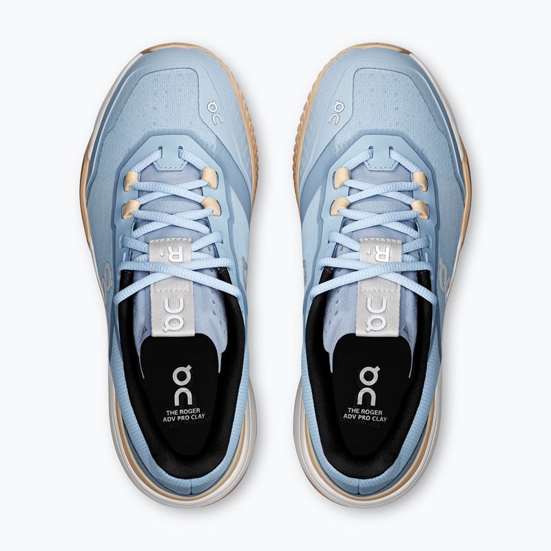 Scarpe da tennis da donna su corsa On The Roger Advantage Pro Clay chambray/blonde 13