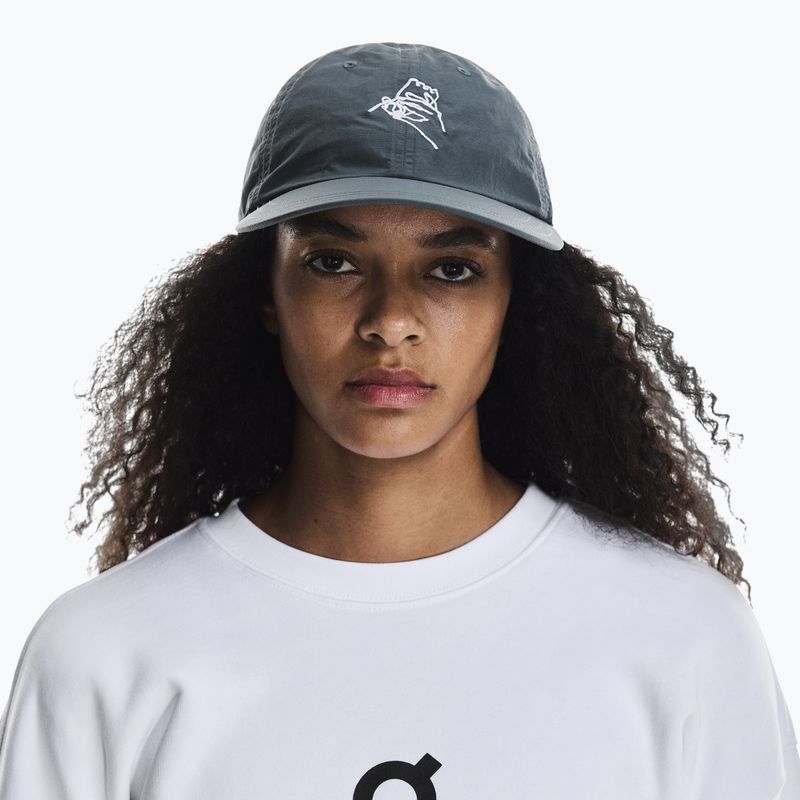 Cappello da baseball in pietra On Running Tempus 2