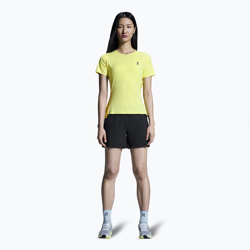 Maglietta da corsa da donna On Performance-T limelight/lime 2
