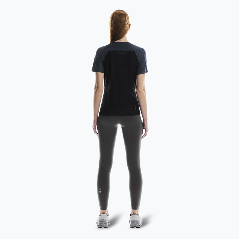 Maglietta da corsa da donna On Running Performance-T navy/nero 3