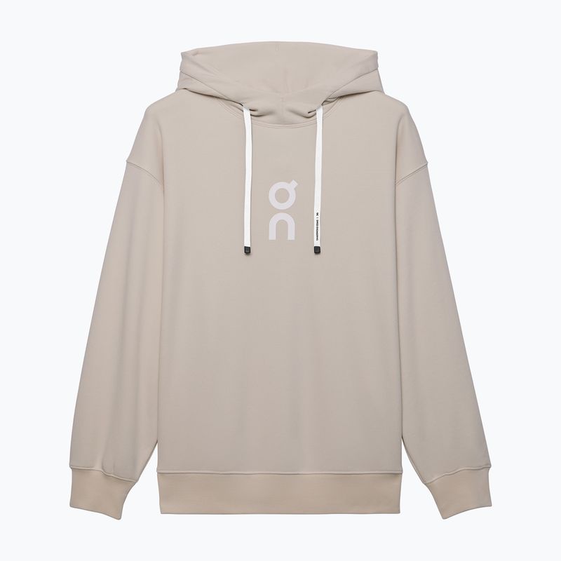 Felpa con cappuccio On Running Club da uomo, argento 7