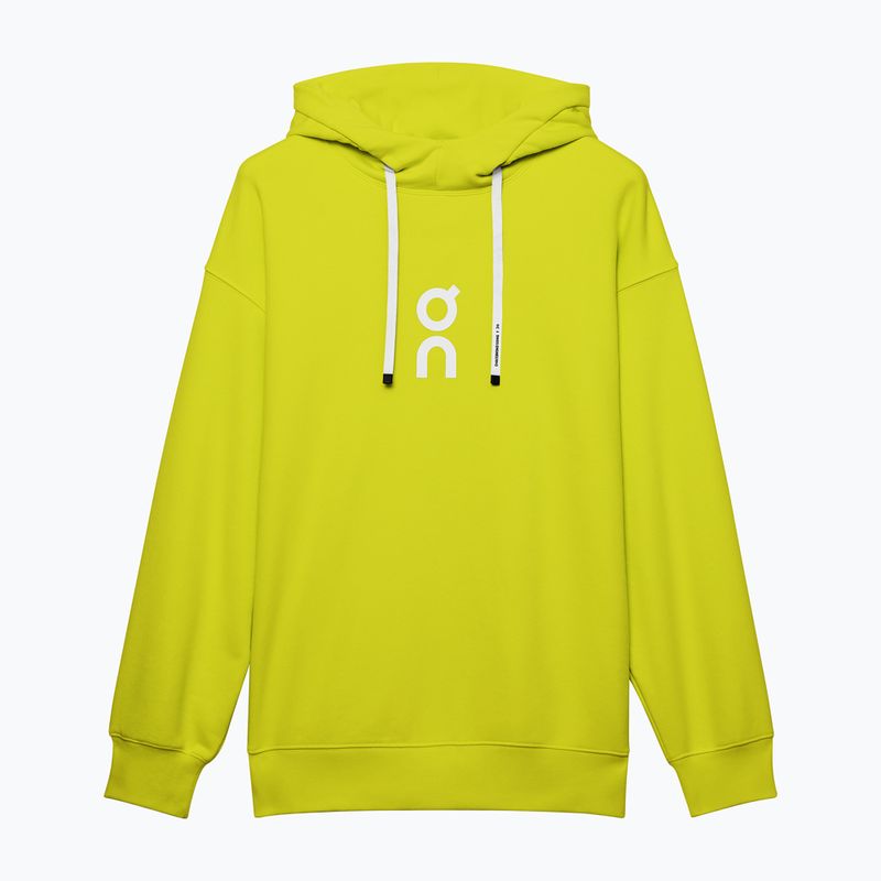 Felpa con cappuccio On Running Club Uomo lime