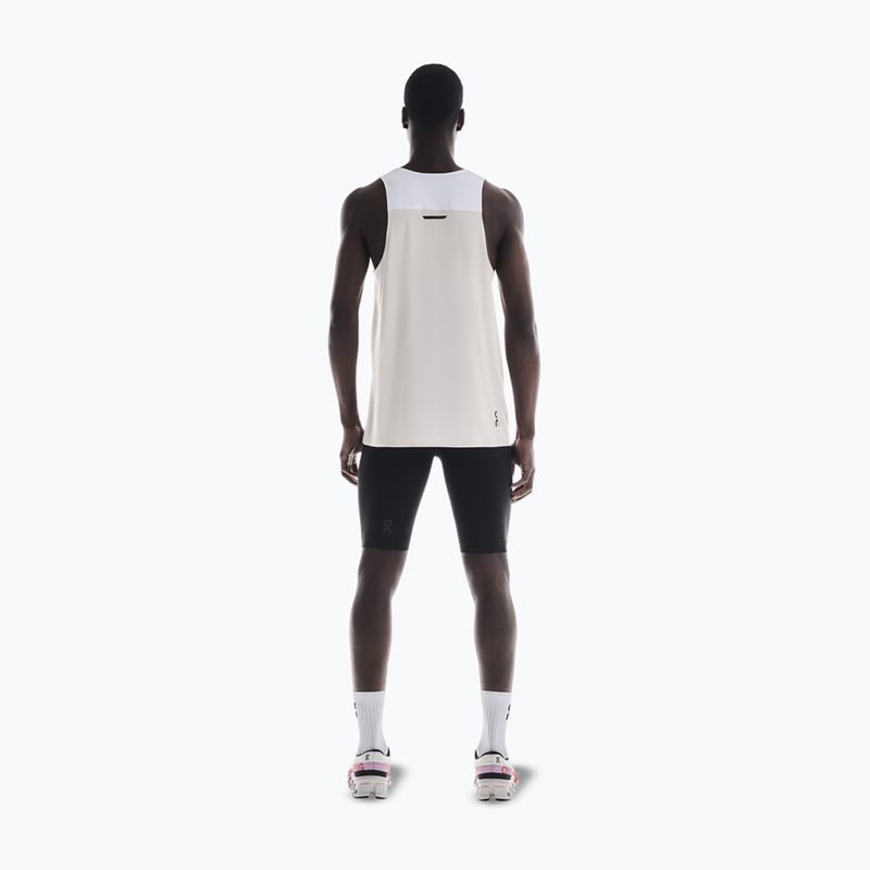 Canotta running uomo On Performance Tank white/silver 3