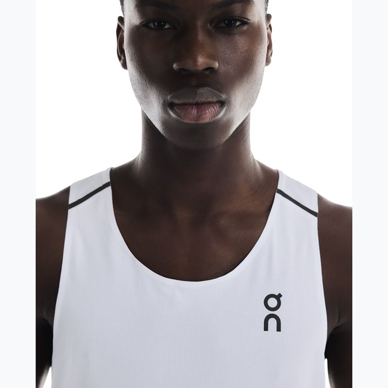 Canotta running uomo On Performance Tank white/silver 6