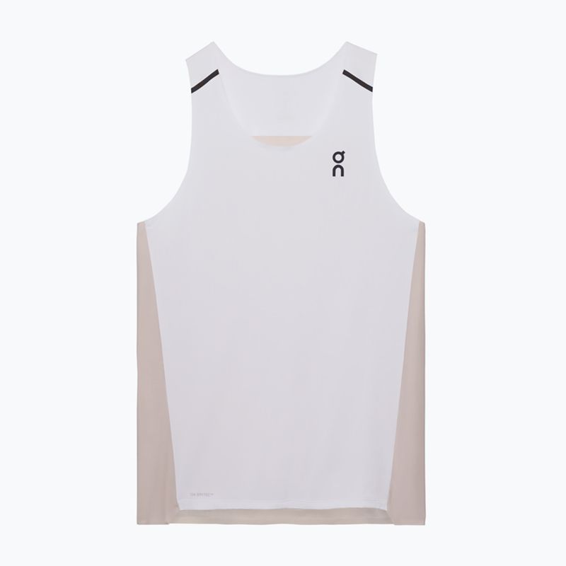 Canotta running uomo On Performance Tank white/silver 8