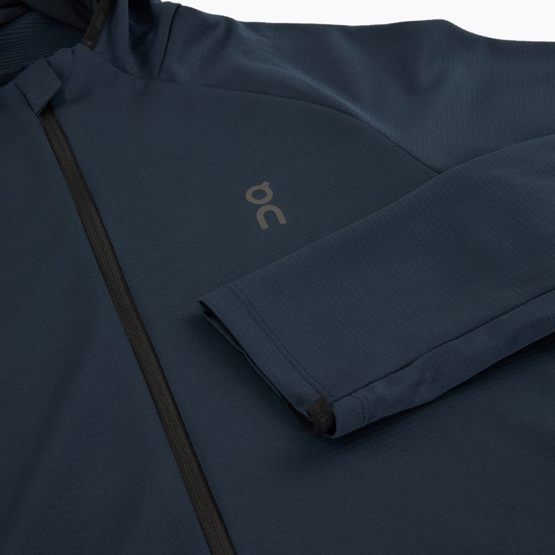 Felpa con cappuccio On Climate Zip Donna navy 5