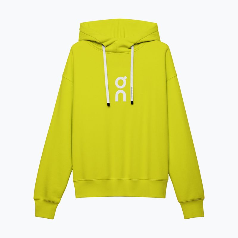 Felpa con cappuccio On Running Club Donna lime 7
