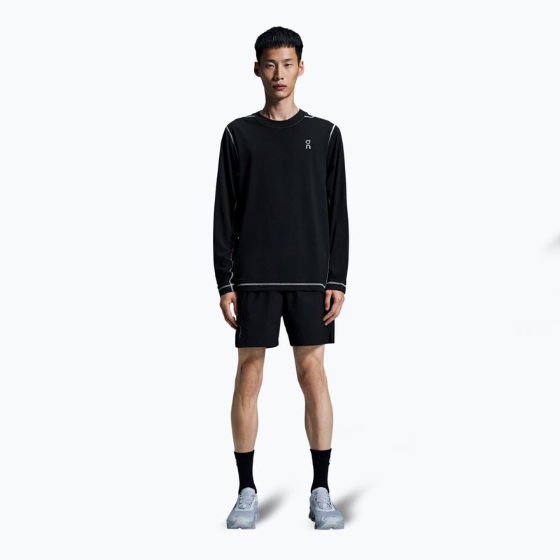 Pantaloncini da corsa On 5" Core neri da uomo 2
