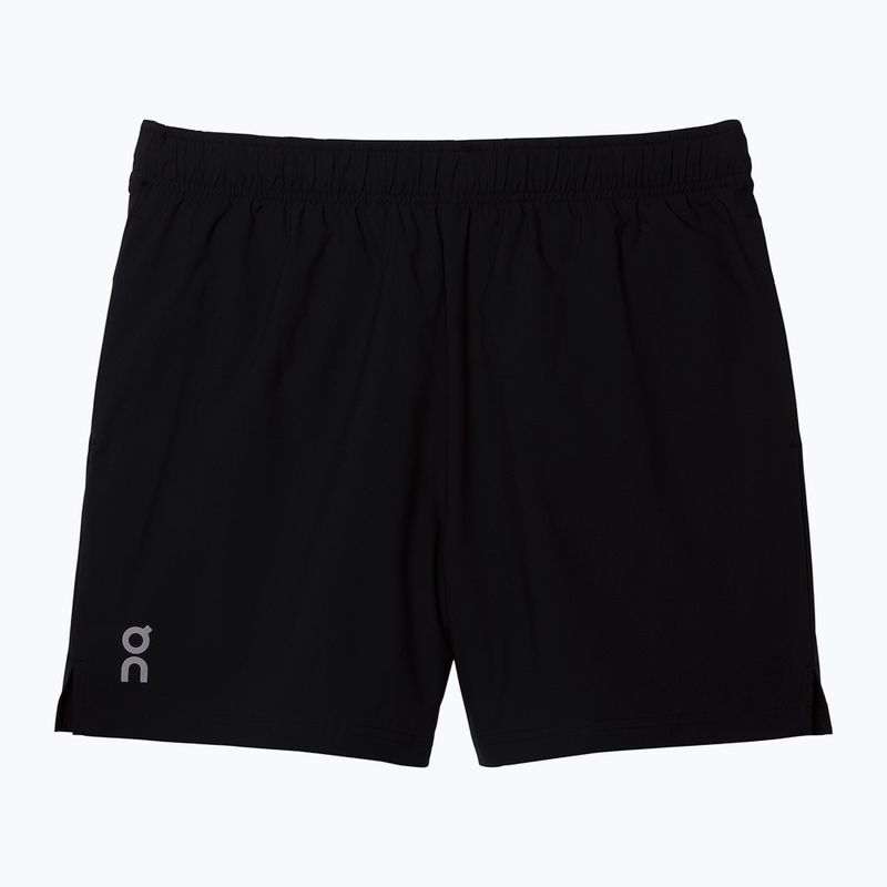 Pantaloncini da corsa On 5" Core neri da uomo 6